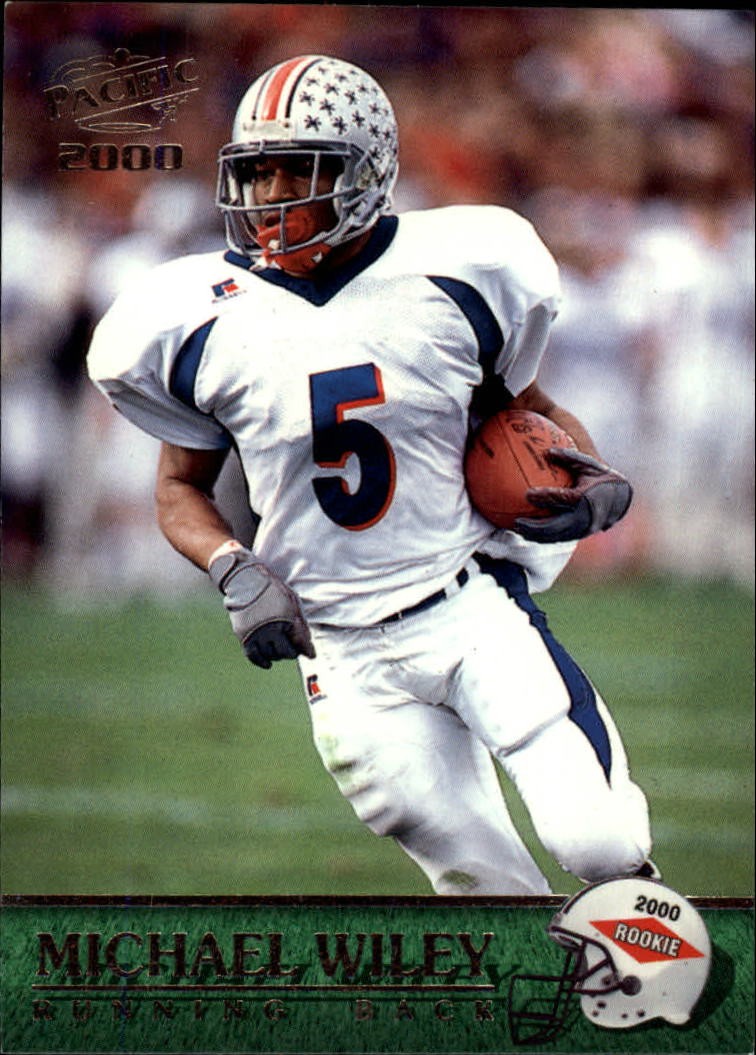 2000 Pacific #450 Michael Wiley RC - FB