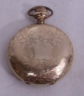 ELGIN LADIES GOLD FILLED FANCY HUNTER CASE POCKET WATCH 1900s — photo 8