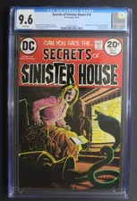 Secrets of Sinister House #14 Grey-Tone-c Dominguez SNAKE 1973 DC Alcala CGC 9.6