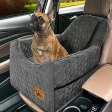 Dog Car Seat for Small/Medium Dogs, Memory Foam Dog Booster Seat, Travel Safety
