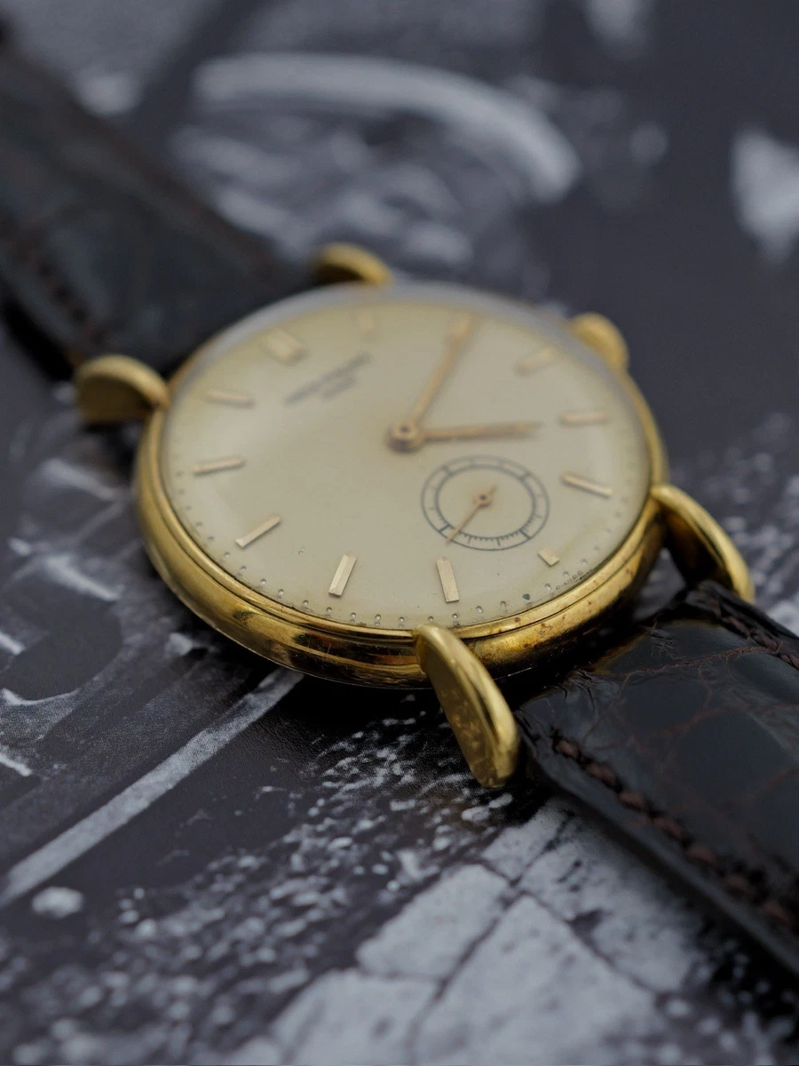 Estuche Jumbo Patek Philippe Calatrava Ref.1543 35 mm lengüetas gota oro 18 quilates pp12,1