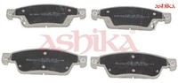 Ashika 50-01-162 Bremsbelagsatz FüR Scheibenbremse Bremsbelagsatz FüR Infiniti
