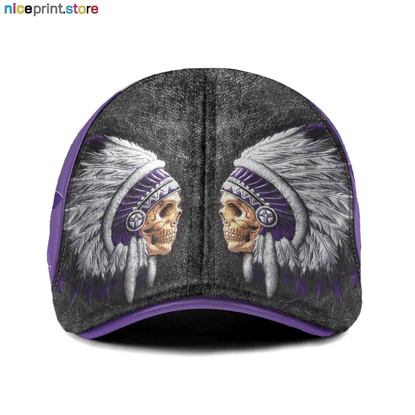 Kansas State Team Wildcats Ivy Cap NCAA 6pannel Hat NCAA Flat Cap