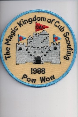 1988 The Magic Kingdom Of Cub Scouting Pow Wow patch