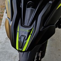 Aufkleber 3D Motorrad Kompatibel Benelli Trk 702X 2023-2026 Frontstachel Gelb