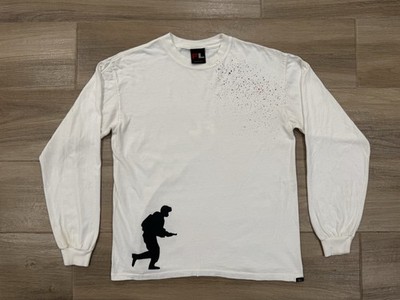 Futura Laboratories Men's Long Sleeve T-Shirt FITS SMALL/MEDIUM Streetwear Y2K