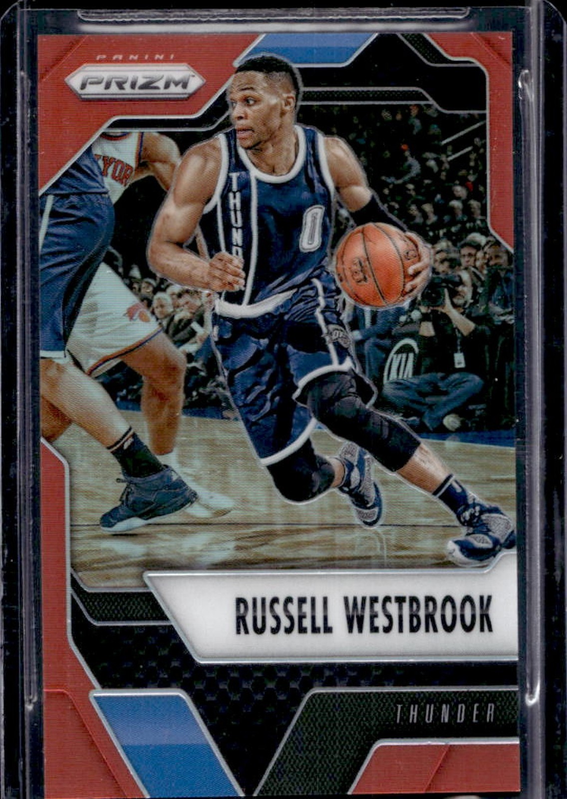2016-17 Prizm Russell Westbrook Orange Prizm #46/49 Thunder