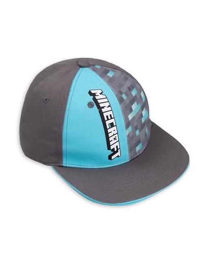 Casquette Minecraft Garçon - Snapback Baseball Officielle Enfant
