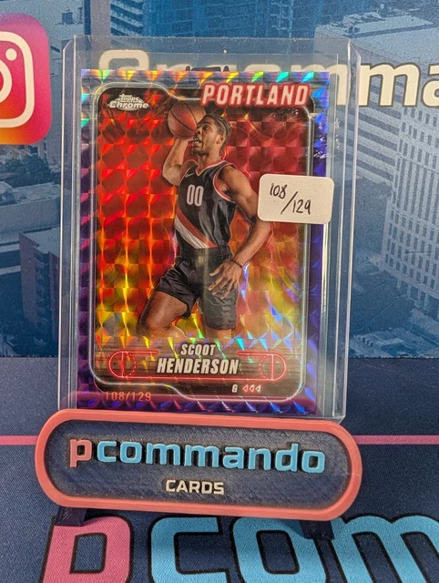 Topps Finest - Scoot Henderson - Geometric 108/129