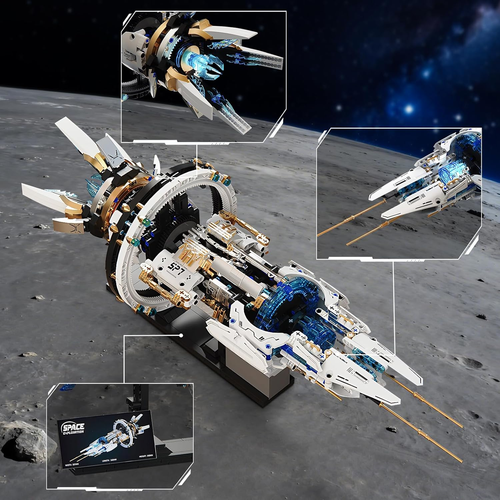 Adult Space Explorer Ship Building Set - Creative Gift for Teens & Boys ...
