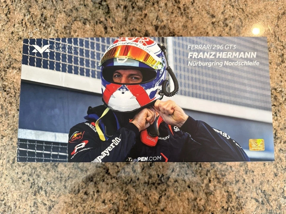 Max Verstappen 1:18 Ferrari 296 GT3 - Franz Hermann - Verstappen Racing - Image 2 of 4