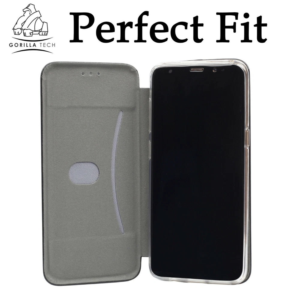 Leather Card Holder Wallet Magnetic Flip Kickstand Case For iPhone 15,14,13,S23 - image 3 of 4