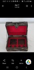 VINTAGE PESTIGE CARVED WOOD CHEST DECANTOR SET — photo 5