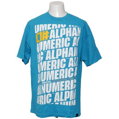 Alphanumeric, T-shirt, Größe: XL, Blau/Mehrfarbig, Print, Herren #Ebd