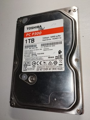 Toshiba PC P300 1TB 64MB Cache 7200Rpm Sata III 3,5'' Zoll HDWD110EZST