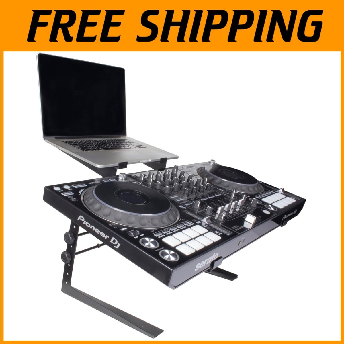 Sleek DJ Controller Stand with Adjustable Heights | eBay