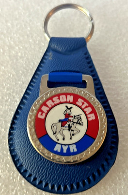 Carson Star Ayr Flötenband - Vintage Loyalist Unionist Schlüsselanhänger - King Billy