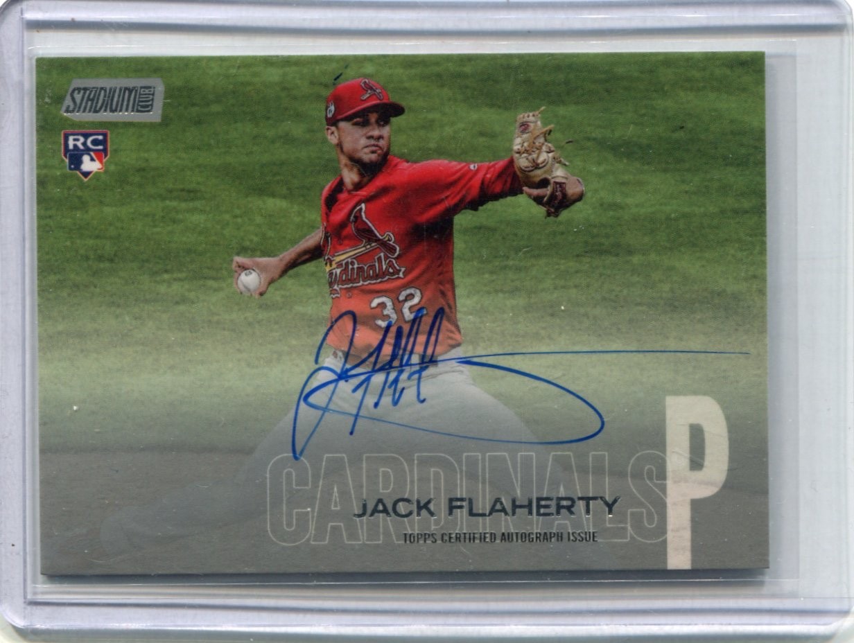 2018 Stadium Club - JACK FLAHERTY - Autograph Rookie - DETROIT TIGERS