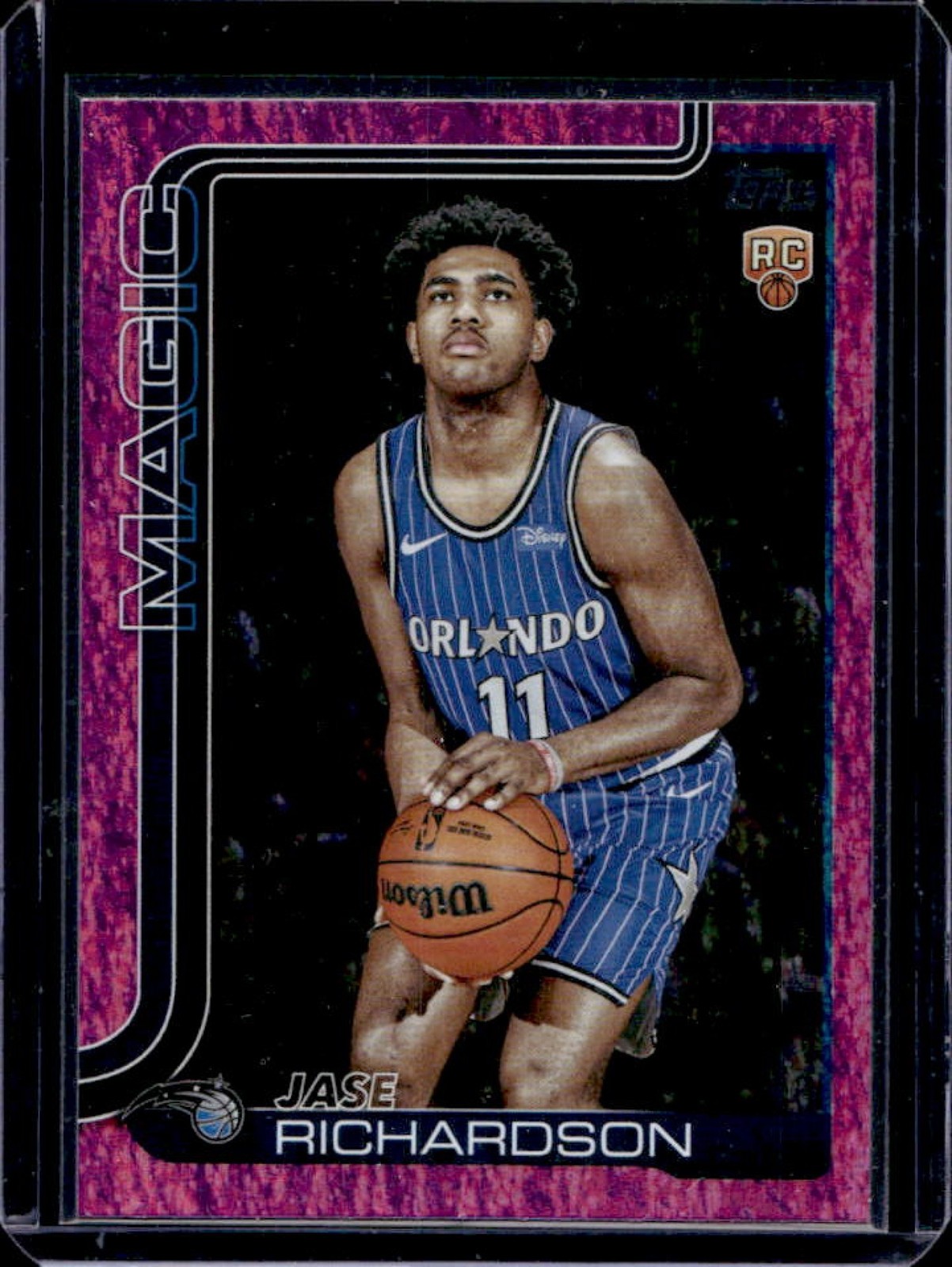 2025-26 Topps Jase Richardson RC Pink Holo Foil Rookie #225 Magic