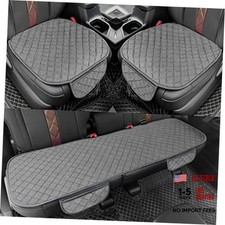 Car Seat Covers Universal 2 Front Seat Covers 1 Rear Bench Seat Cover Grey