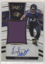 2018 Panini Select White Prizm 17/35 Jaleel Scott #JM-JS Auto 0a2