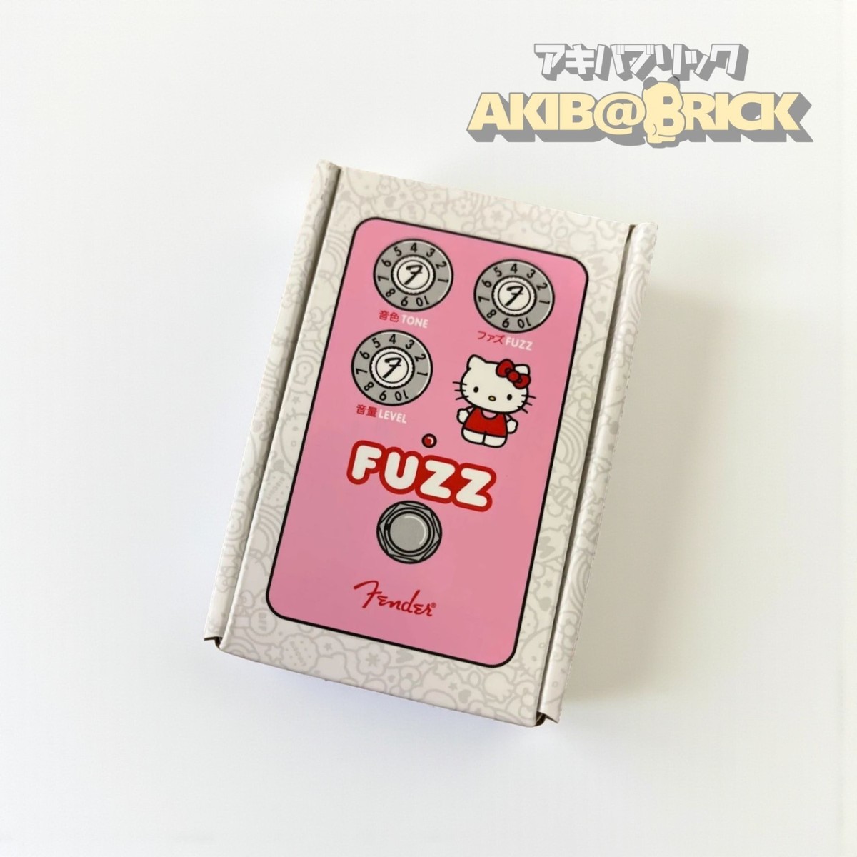 Fender x Hello Kitty Pink Fuzz Pedal Limited Edition Guitar