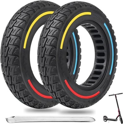 ELKATECH 10'' Solid Tire for Segway Ninebot Max G30 G30P Electric Scooter Wheel