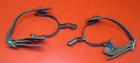 ANTIQUE WESTERN COWBOY SPURS ENGRAVED BRASS AMERICANA SW  ORIGINAL  HORSE RARE — photo 2