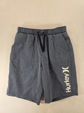 Hurley Boys Quick Dry Shorts Gray Size 10/12