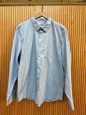 Lot of 3 Calvin Klein Non-Iron Dress Shirts XXL 18 18.5 Stretch Cotton