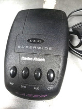 radio shack Radar Detector X K Ka Laser Bands. w cord