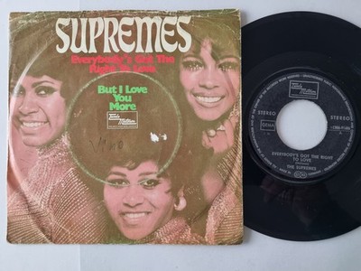 The Supremes - Everybody's Got The Right To Love 7'' Vinyl Germany