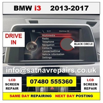 BMW i3 ACTIVE TOURER MEDIA UNIT 6,5'' LCD BILD DISPLAY BILDSCHIRM REPARATUR SERVICE