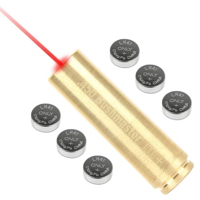TACFUN CAL .450 BUSHMASTER Red Dot Laser Boresighter Cartridge Brass Bore Sight Sighter