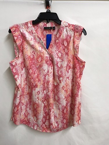 Medium Pink Snakeskin Print Blouse | eBay