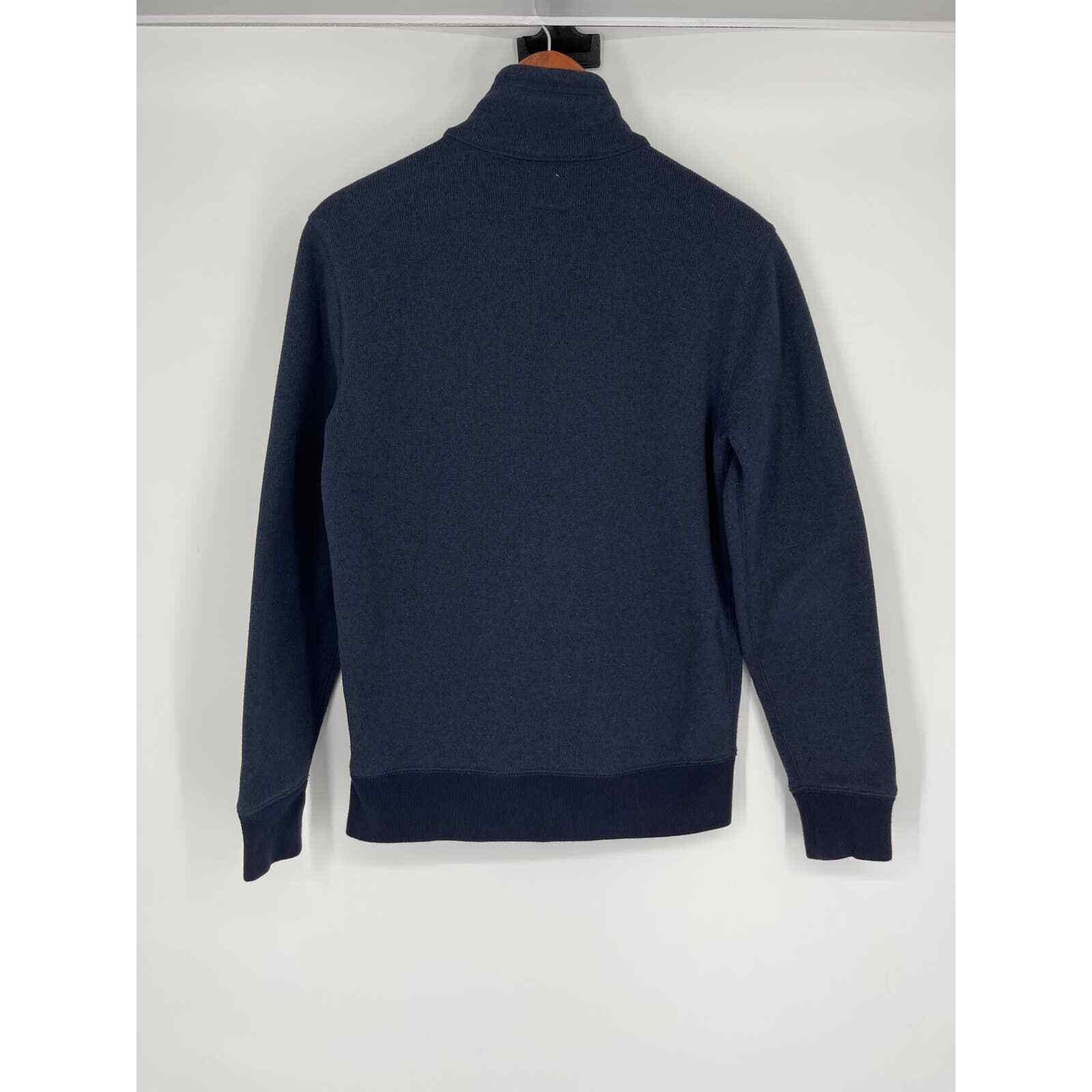 J Crew Men's Summit Fleece Track Jacket Sz XS Navy Blue Full Zip eBay