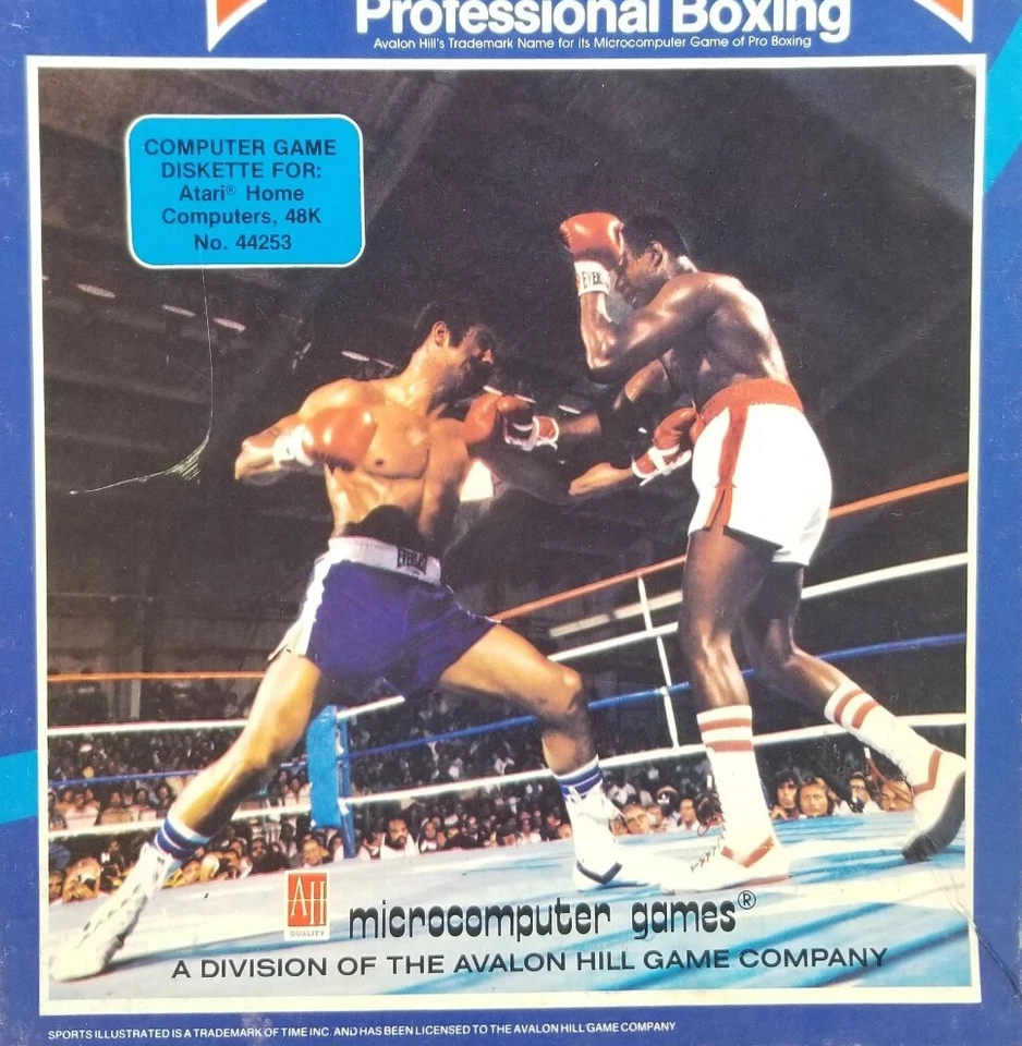 1983 Microcomputer Games Computer TITLE BOUT Game Professional Boxing Atari PC - Image 3 of 4