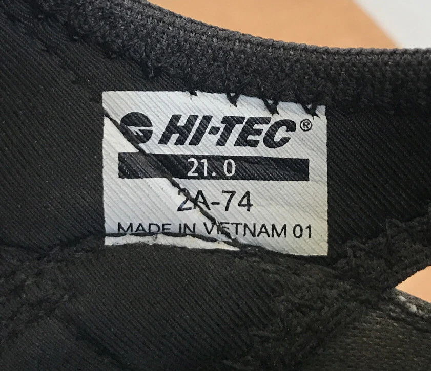 Hi-Tec Black Water Shoes Hiking Youth Unisex Boys Girls Sandals 5.5 EU 21 - Image 2 of 4