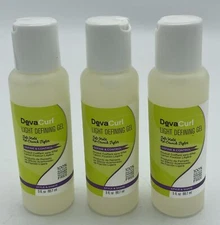 Deva Curl Ultra Defining Gel Travel Size 3 oz. Lot Of 3