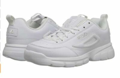 FILA DISRUPTOR TRAINERS ATHLETIC SPORTS SNEAKERS MEN SHOES WHITE SIZE  NEW