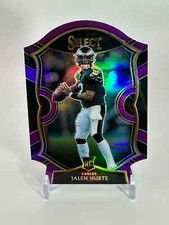 2020 Panini Select - JALEN HURTS Concourse Purple Prizm Die-Cut #50 (RC)