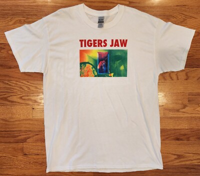 Tigers Jaw Shirt L Preowned Ben Walsh, Brianna Collins Run For Cover Records
