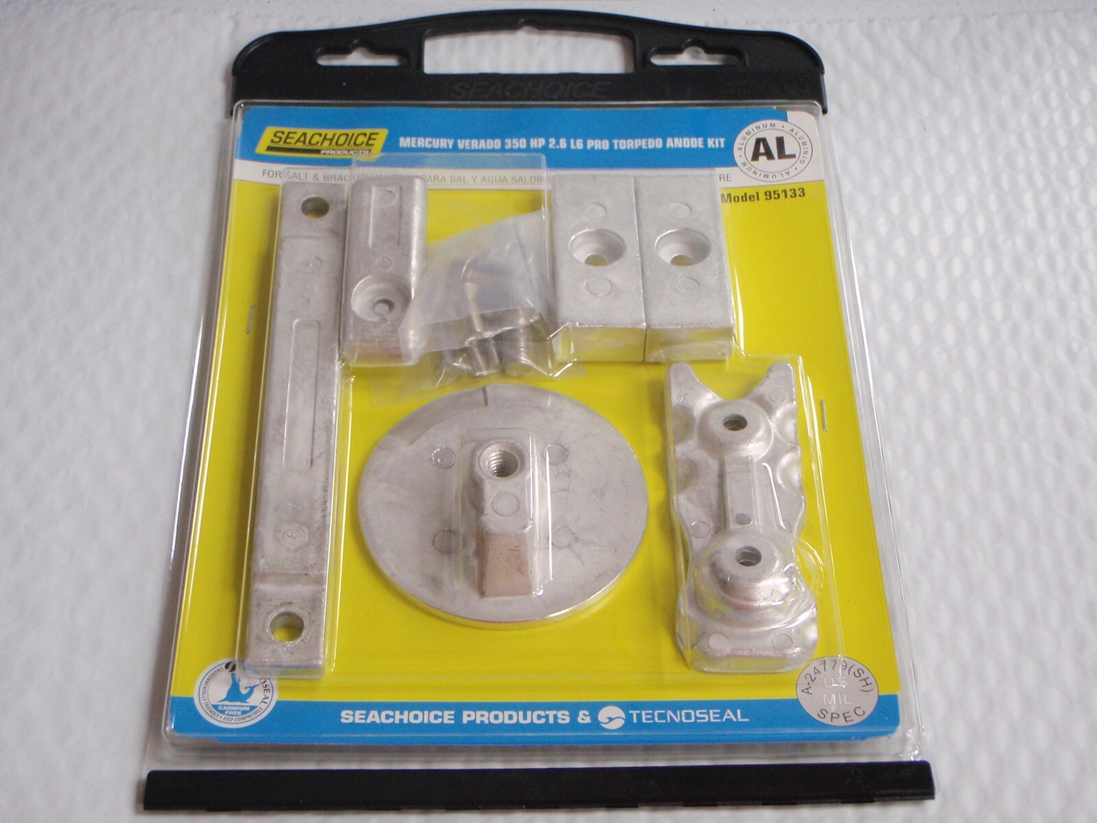 ANODE KIT FITS MERCURY VERADO 350 HP 2.6 L6 95133 ALUMINUM REPLACES ...