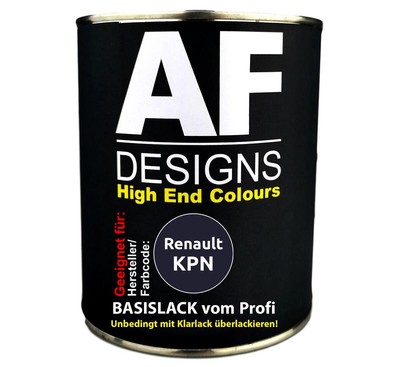500ml Autolack für Renault KPN Gris Titanium Metallic  Autolack Spritzfertig