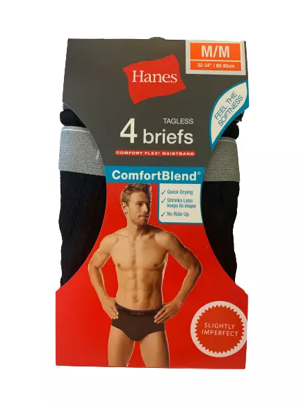 Hanes Premium Men's String Bikini Underwear 6pk - Black/Blue/Red L