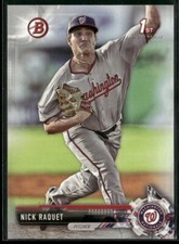 2017 Bowman Draft #BD-182 Nick Raquet Silver /499