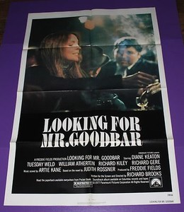 LOOKING FOR MR. GOODBAR 1 SH ORIGINAL MOVIE POSTER DIANE KEATON | eBay