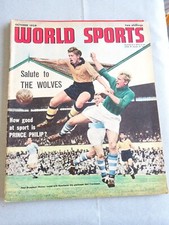 World Sports Magazine Oct 1959 Wolves Prince Philip Ray Norton Mary Bignal