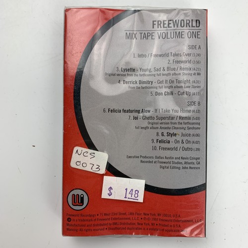 Freeworld Mix Tape Volume One (Cassette) Promo New Sealed - Picture 2 of 2