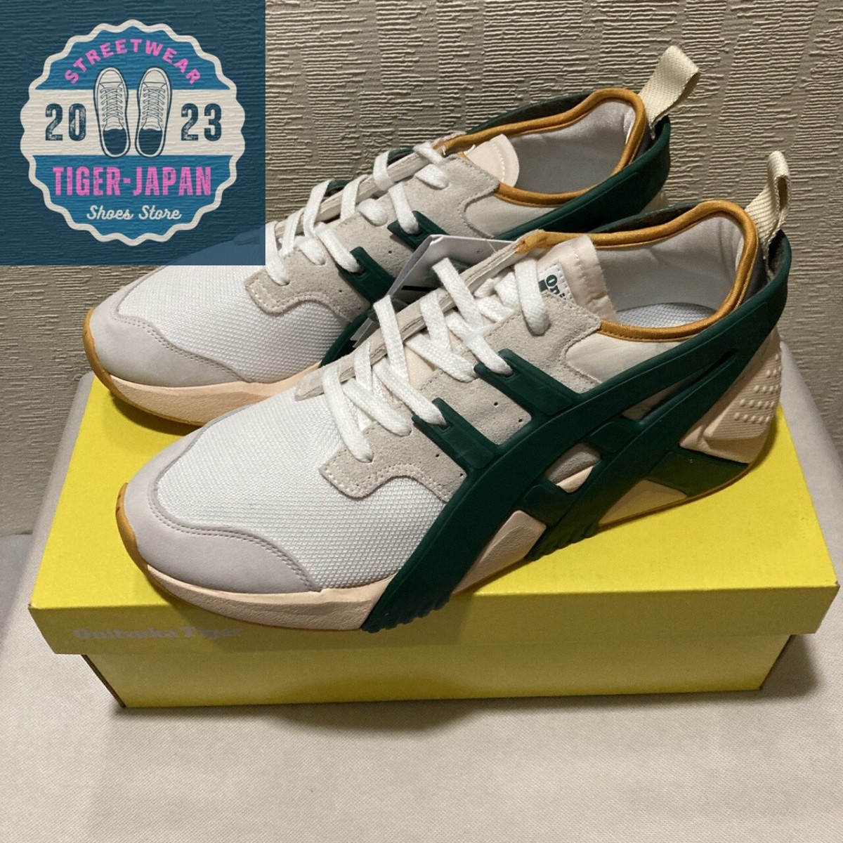 Onitsuka Tiger BIG LOGO TRAINER 2.0 1183A795 102 WHITE/PINE Onitsuka Tiger BIG LOGO TRAINER 2.0 1183A795 102 WHITE/PINE